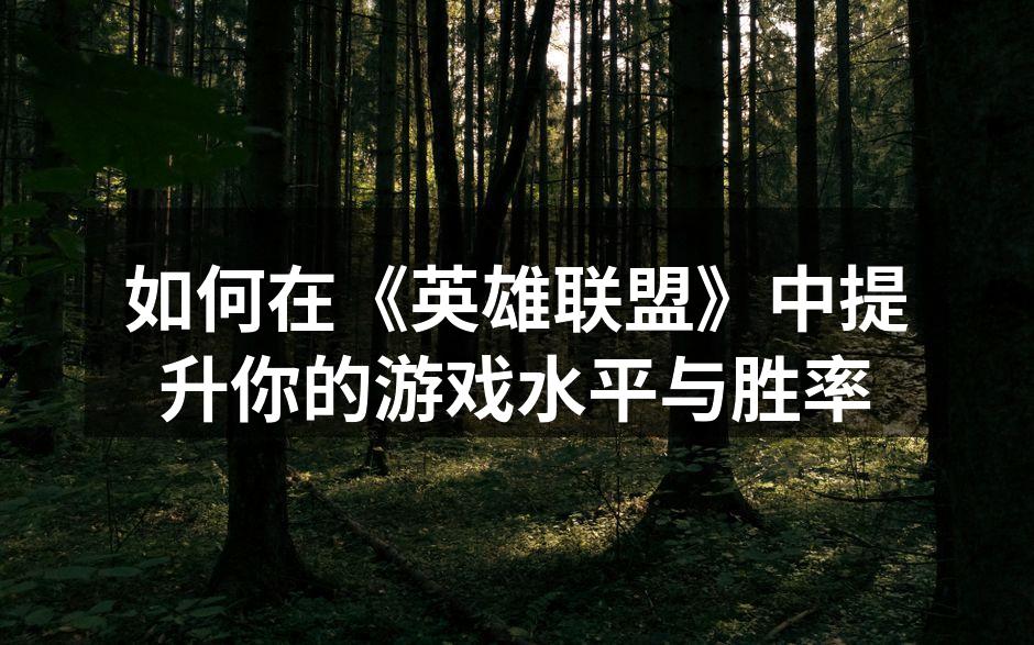 游戏团队配合的重要性